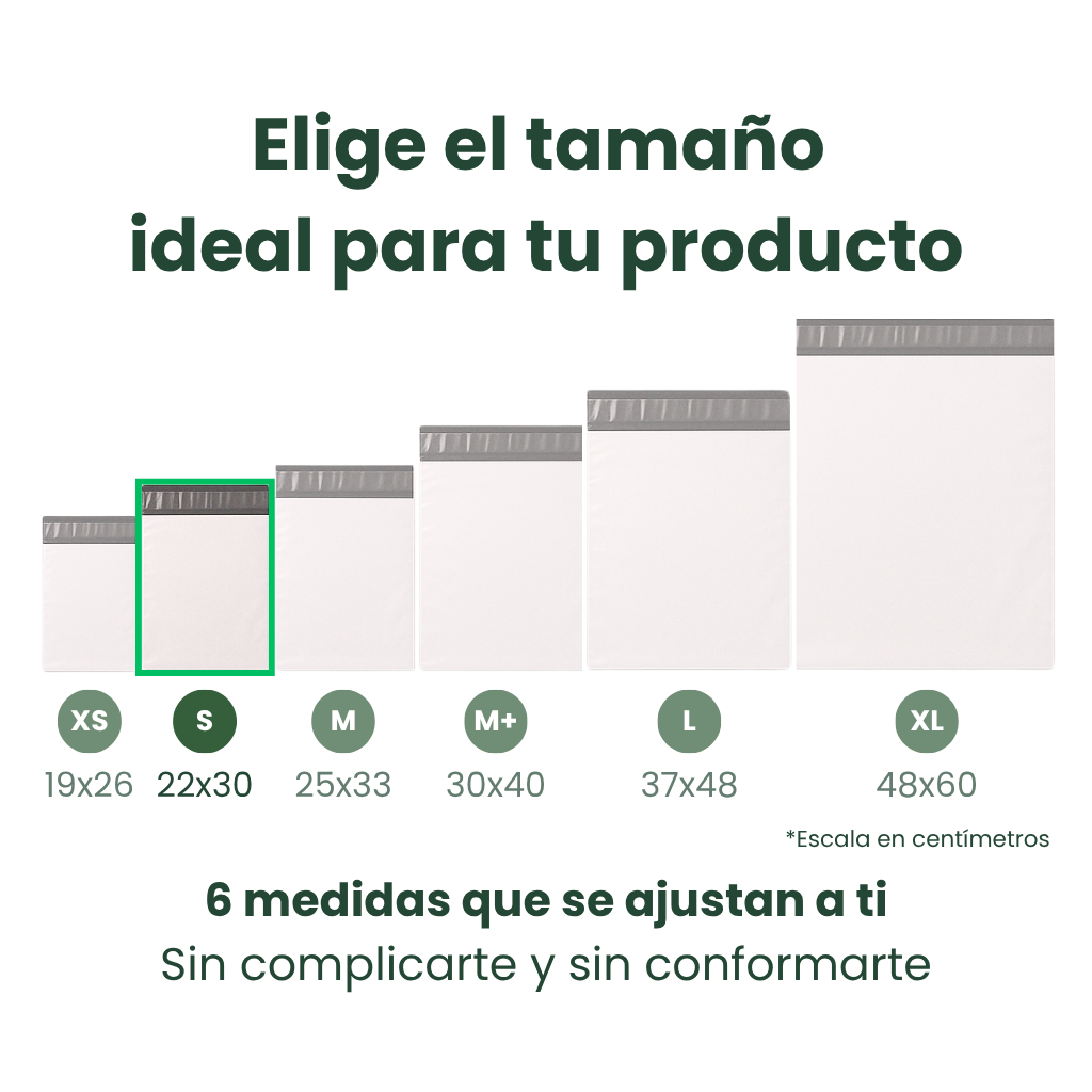 Bolsas para Envíos de Diferentes Medidas