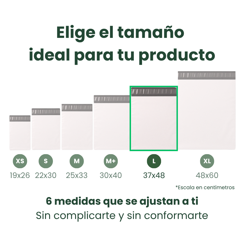 Bolsas para Envíos de Diferentes Medidas
