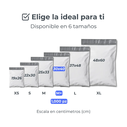 Bolsas de Envío en Diferentes Medidas