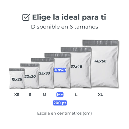 Bolsas de Envío en Diferentes Medidas