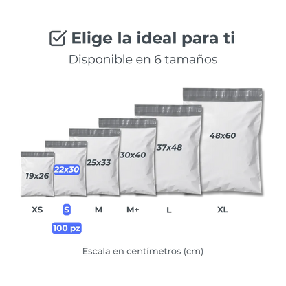 Bolsas de Envío en Diferentes Medidas