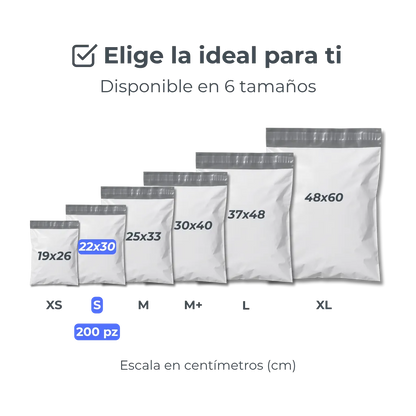 Bolsas de Envío en Diferentes Medidas
