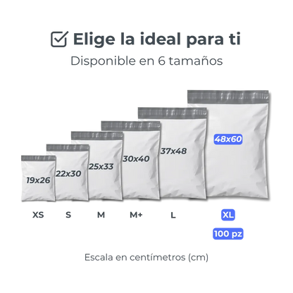 Bolsas de Envío en Diferentes Medidas
