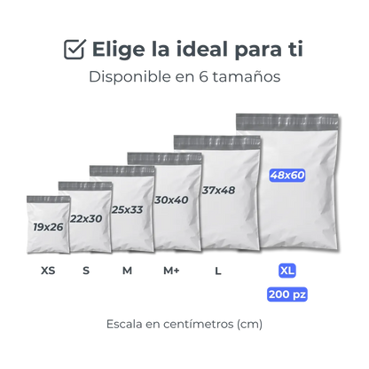 Bolsas de Envío en Diferentes Medidas