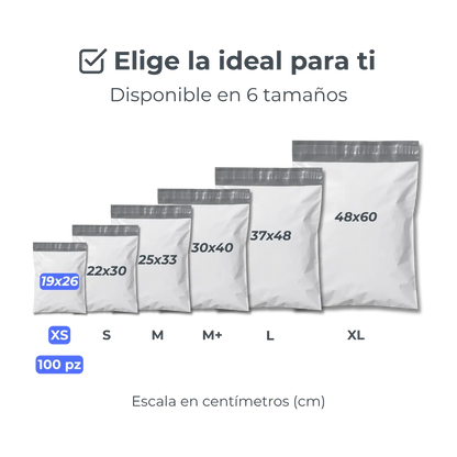 Bolsas de Envío en Diferentes Medidas