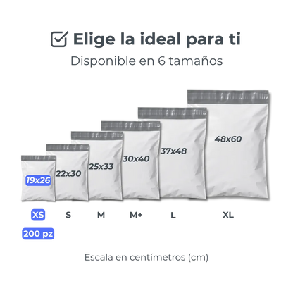 Bolsas de Envío en Diferentes Medidas