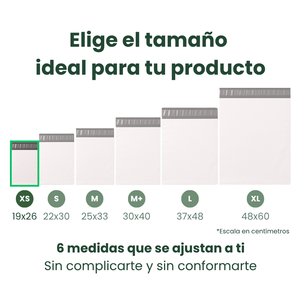 Bolsas para Envíos de Diferentes Medidas