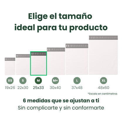 Bolsas para Envíos de Diferentes Medidas