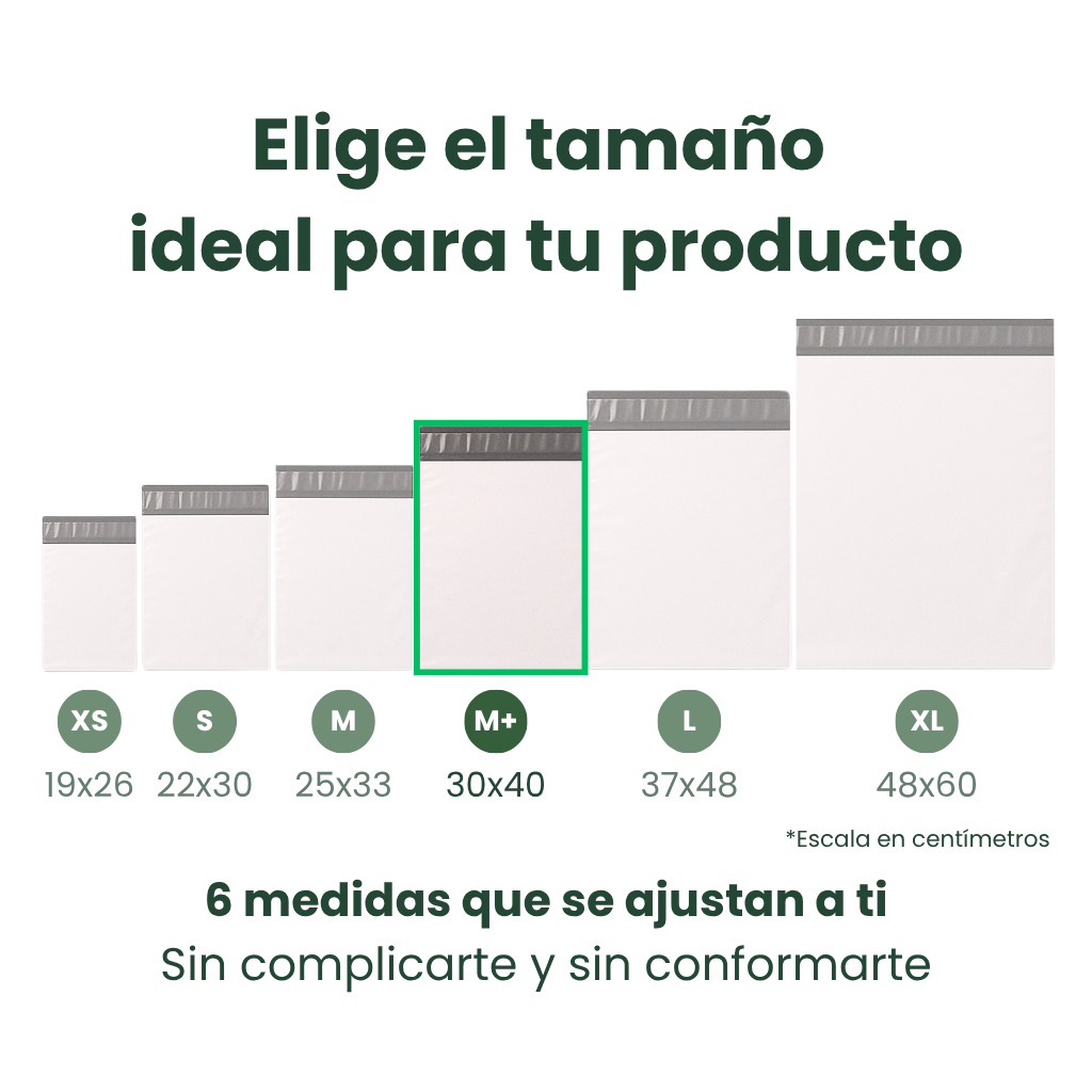 Bolsas para Envíos de Diferentes Medidas