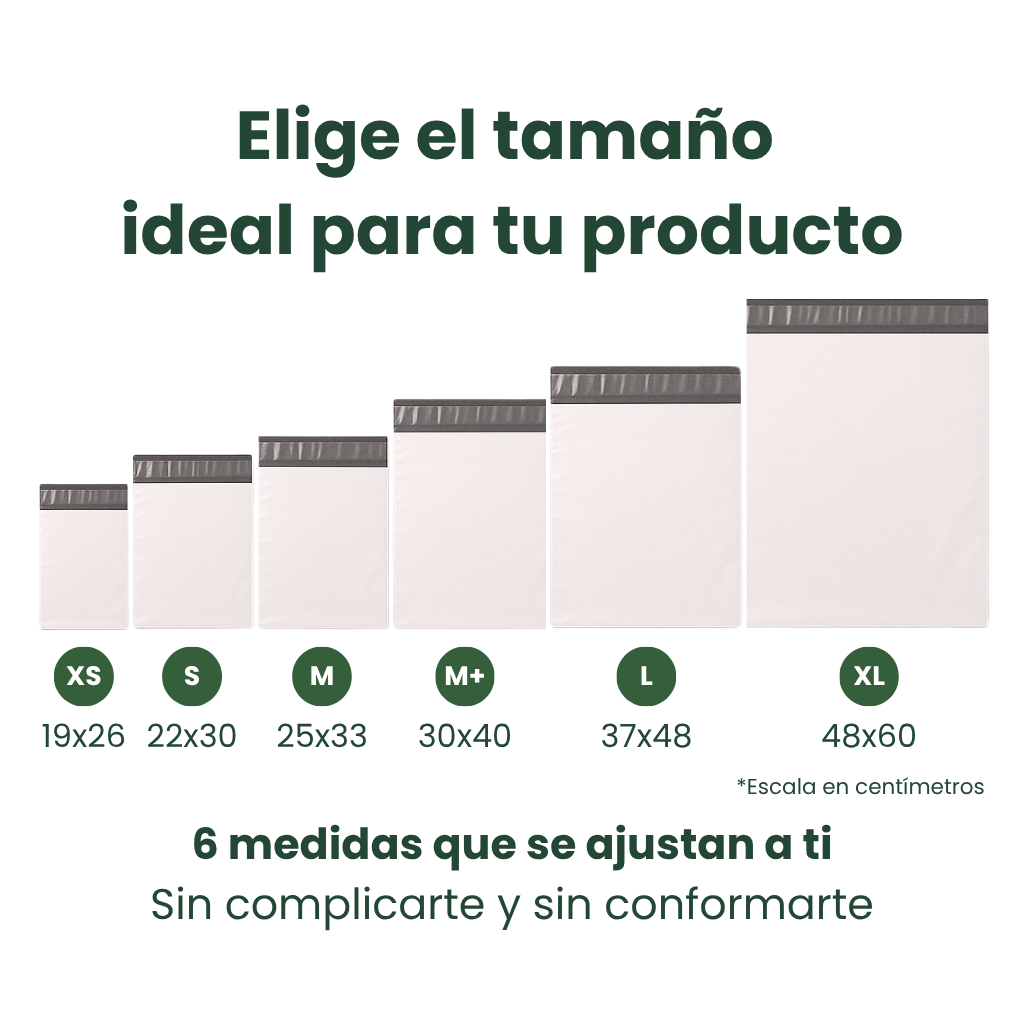 Bolsas para Envíos de Diferentes Medidas
