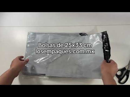 Portada video youtube los empaques bolsas para envío 25x33 cm